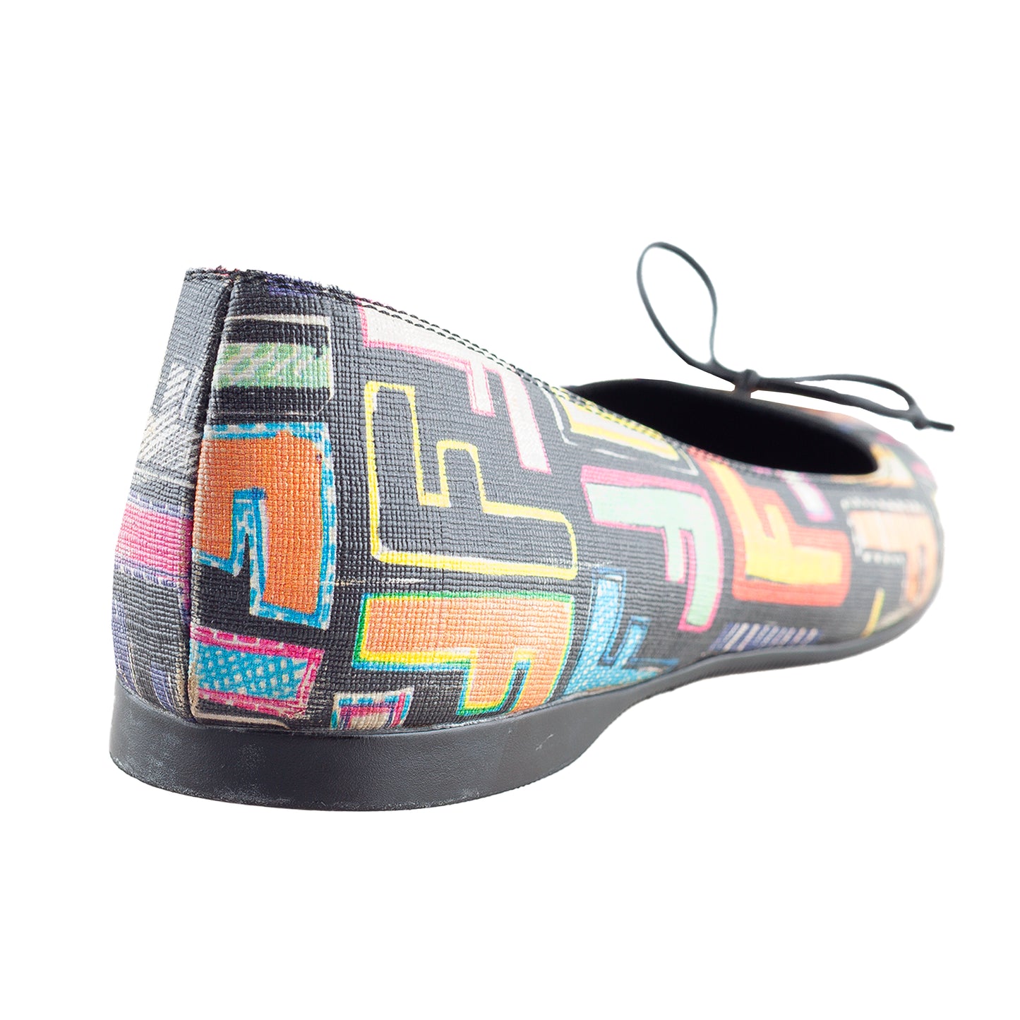 Fendi Zucca Monogram Vintage Black Ballet Flats (36,5 IT/37,5 EU)