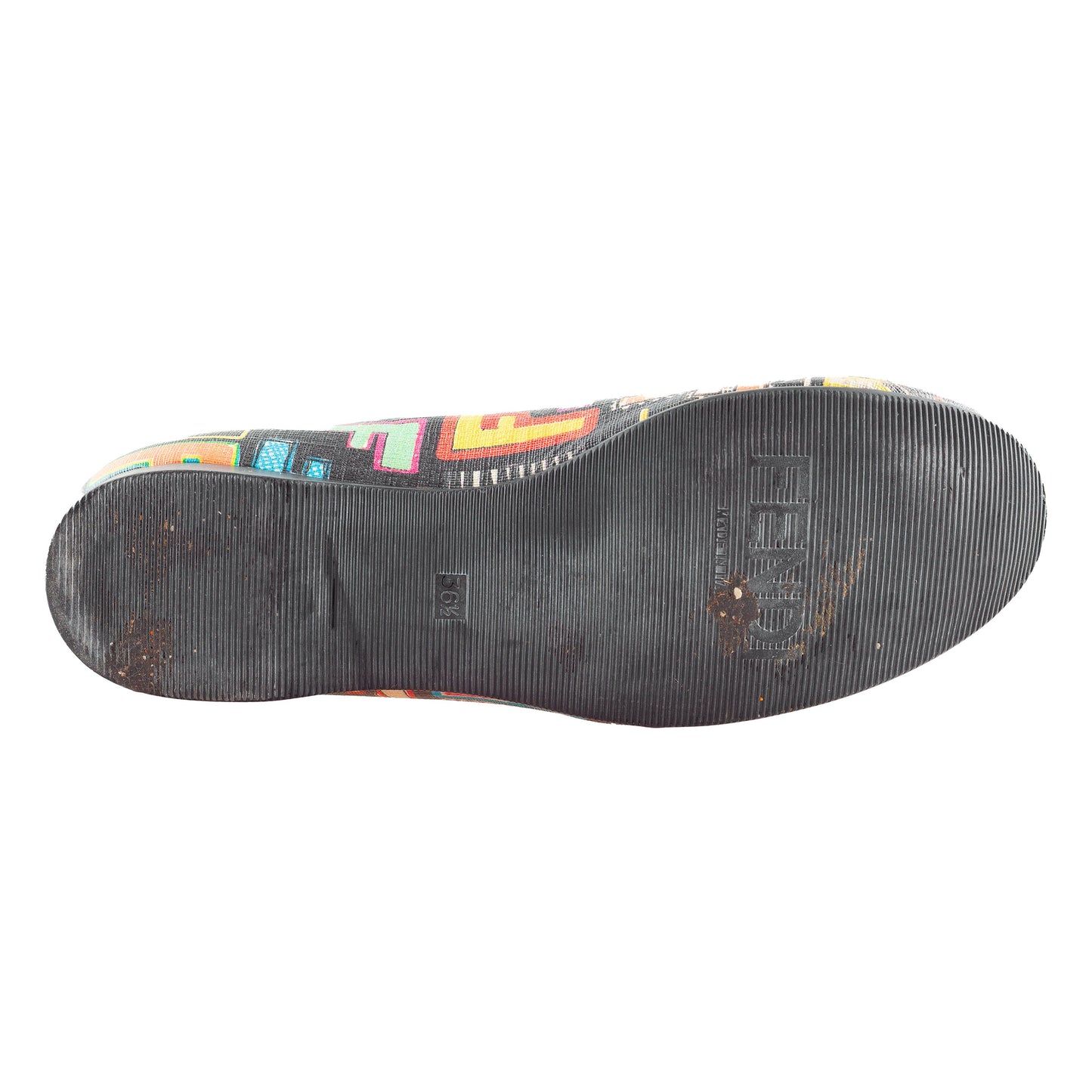 Fendi Zucca Monogram Vintage Black Ballet Flats (36,5 IT/37,5 EU)