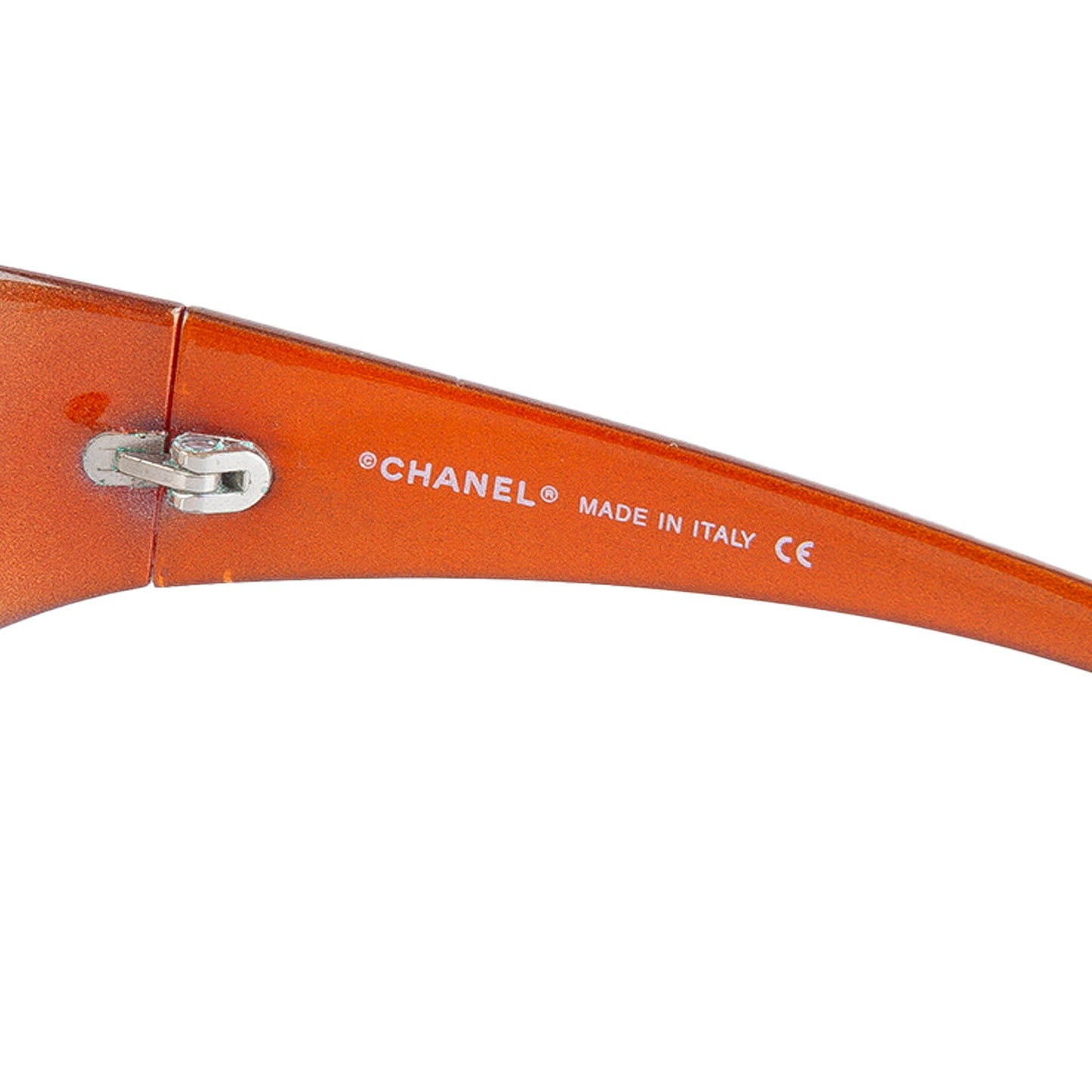 Chanel 6004-B Black/Orange Vintage Sunglasses