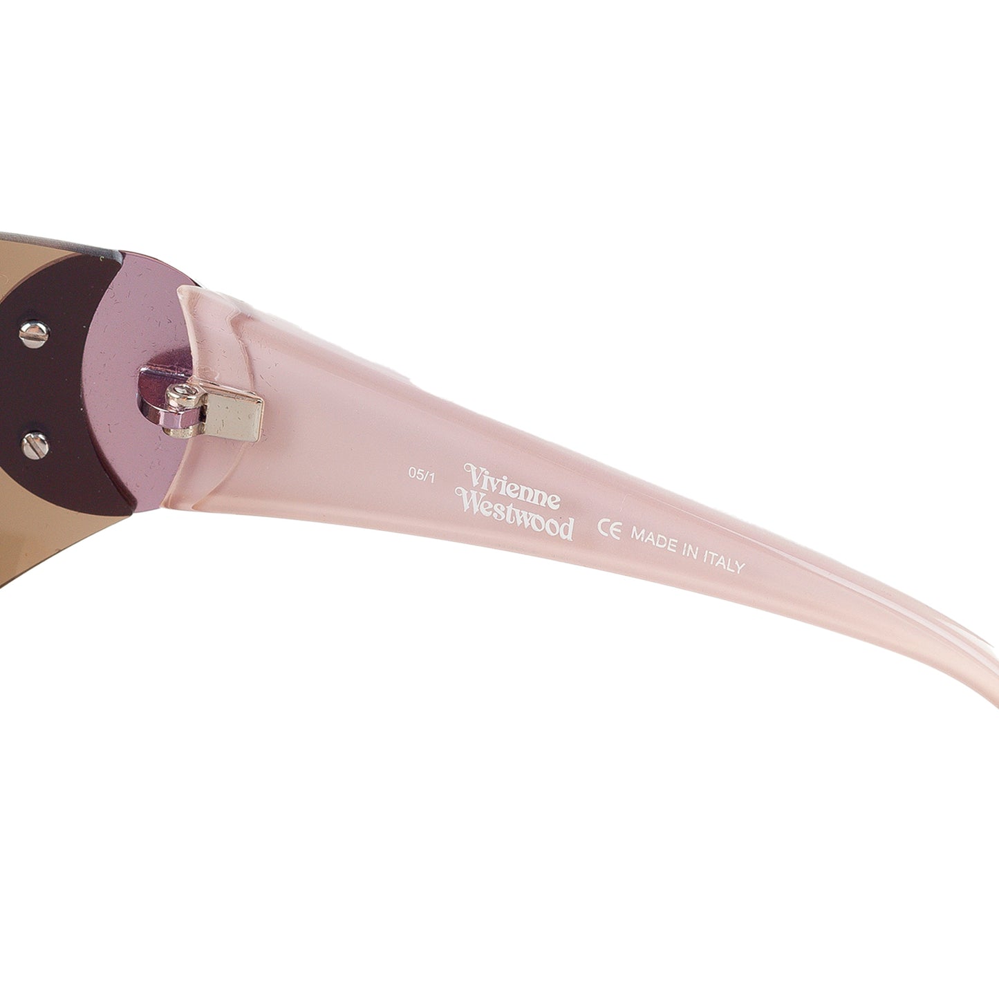 Vivienne Westwood VW53802 Pink Watch Vintage Shield Sunglasses