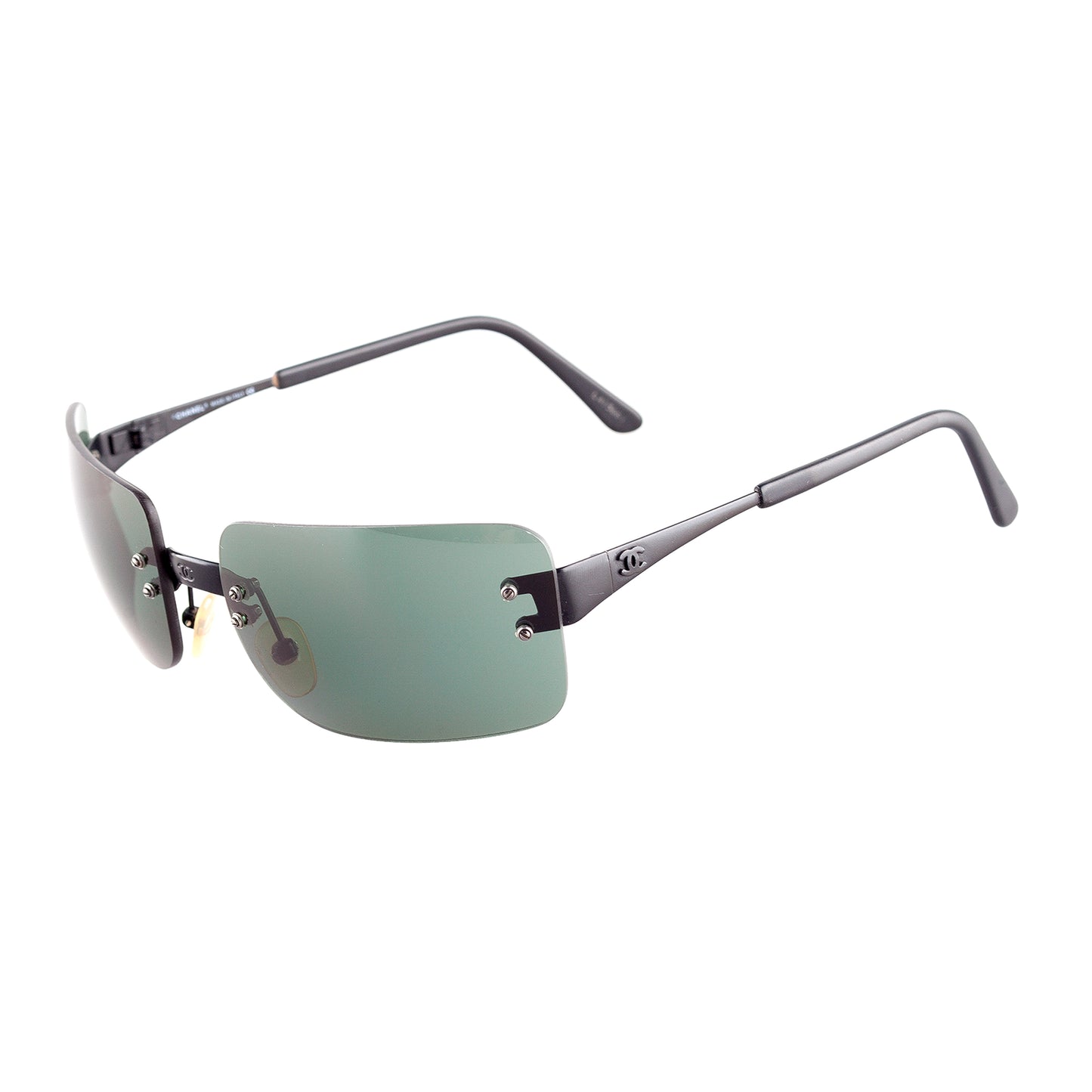 Chanel 4005 C.101/71 Rimless Vintage Sunglasses