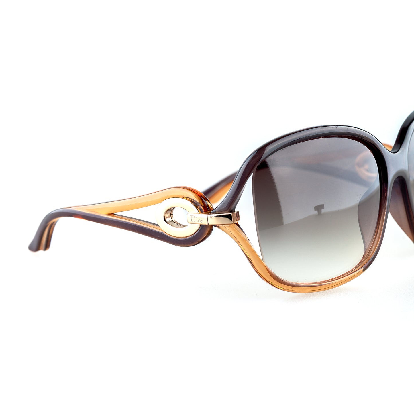 Christian Dior Volute 2 LNLO1B76OP Brown Vintage Sunglasses