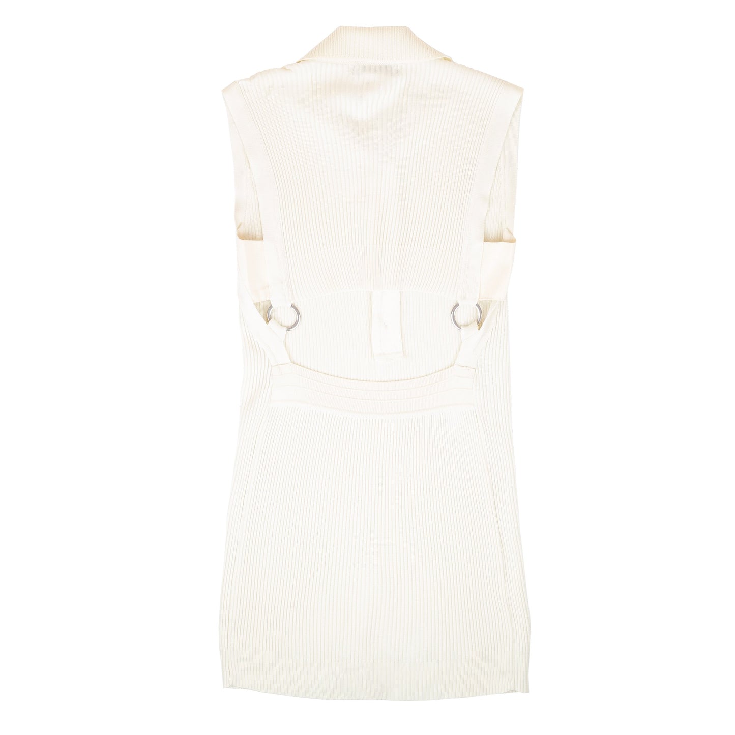 Issey Miyake Knit Nude Back-Less Top