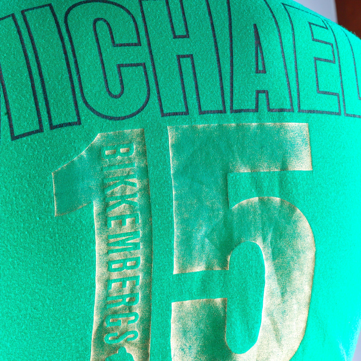 Dirk Bikkembergs Vintage Green Football Polo Shirt Top (S)