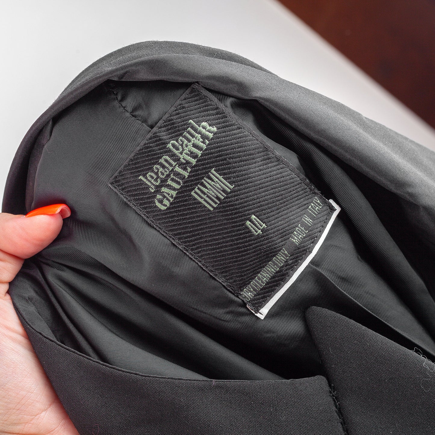 Jean Paul Gaultier JPG SS 1990 Vintage Black One Shoulder Fitted Vest Top (M)