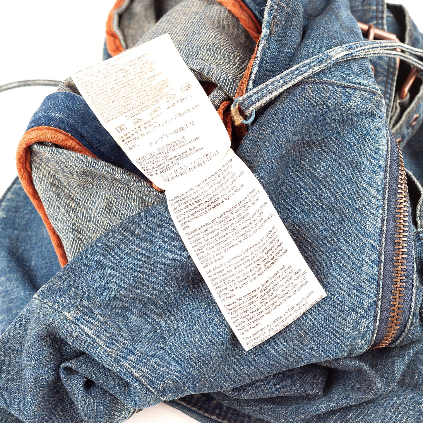 Diesel Vintage Blue Denim Bustier Dress (XS)