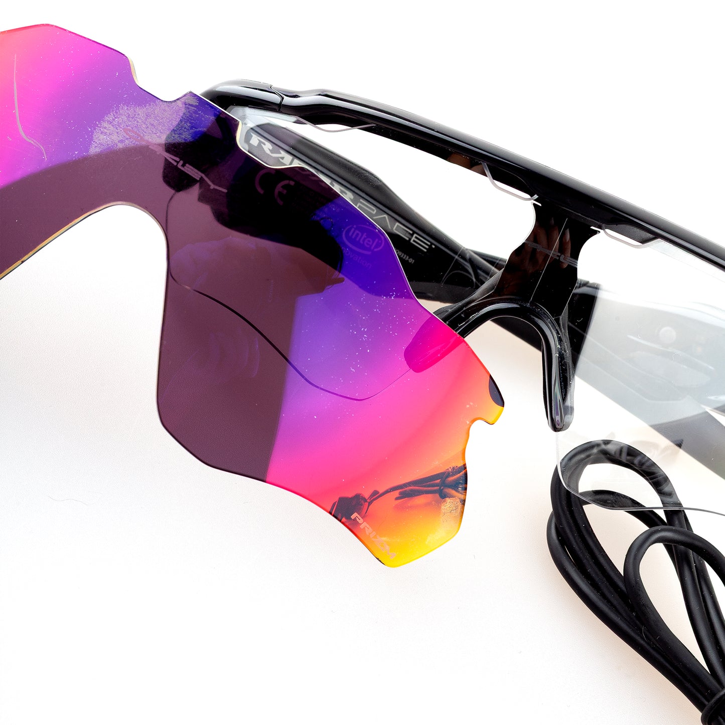 Oakley Radar Pace Intel OO9333-01 With Prizm Lens Sunglasses RARE – Bluetooth Connect