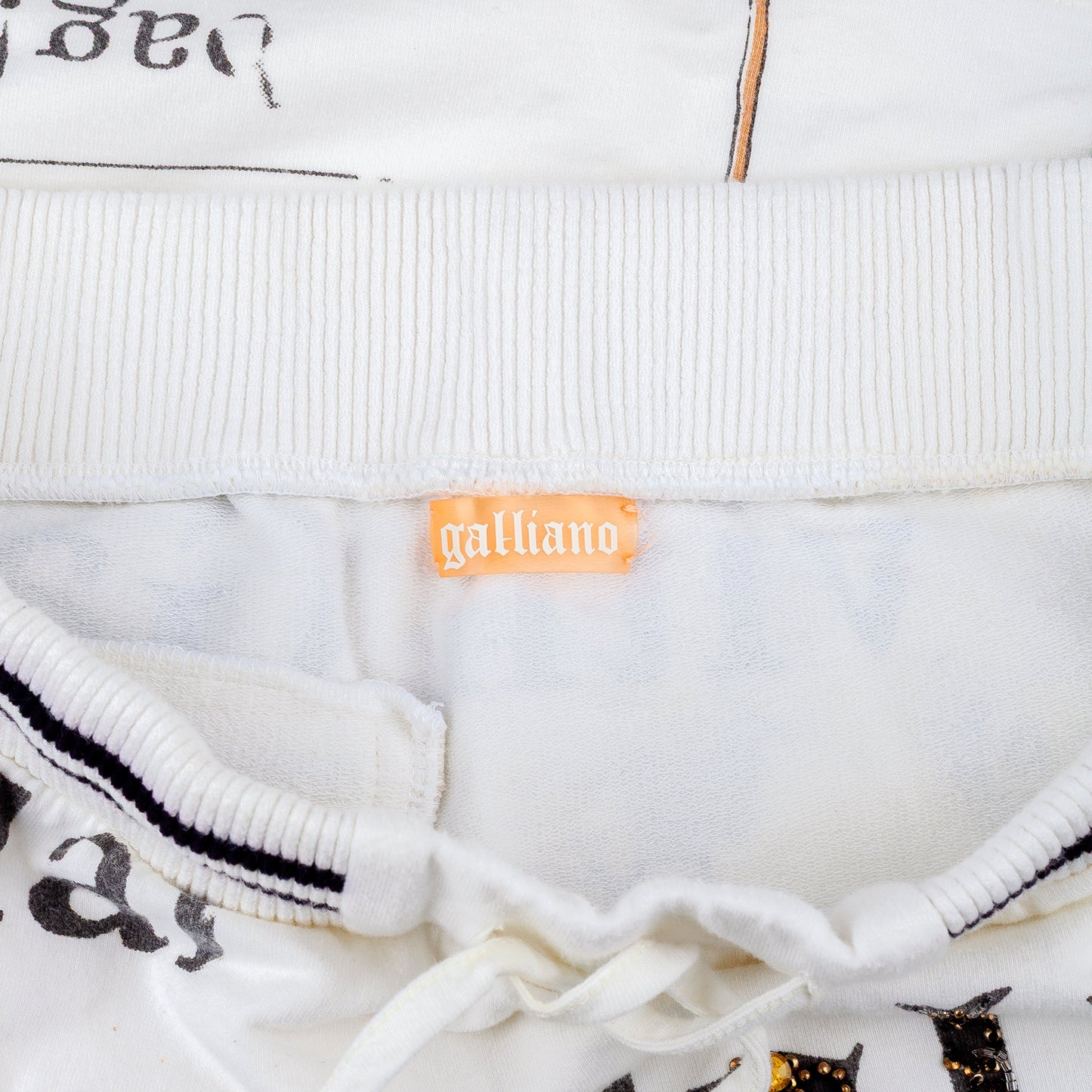 Galliano Newspaper ‘Your Pretty Face Is Going to Sell’ Top & Skirt Set