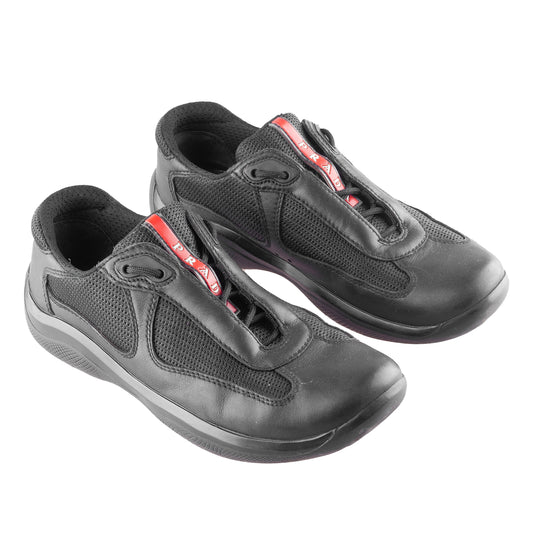 Vintage Prada America’s Cup Black Sneakers (37 IT/ 38 EU)