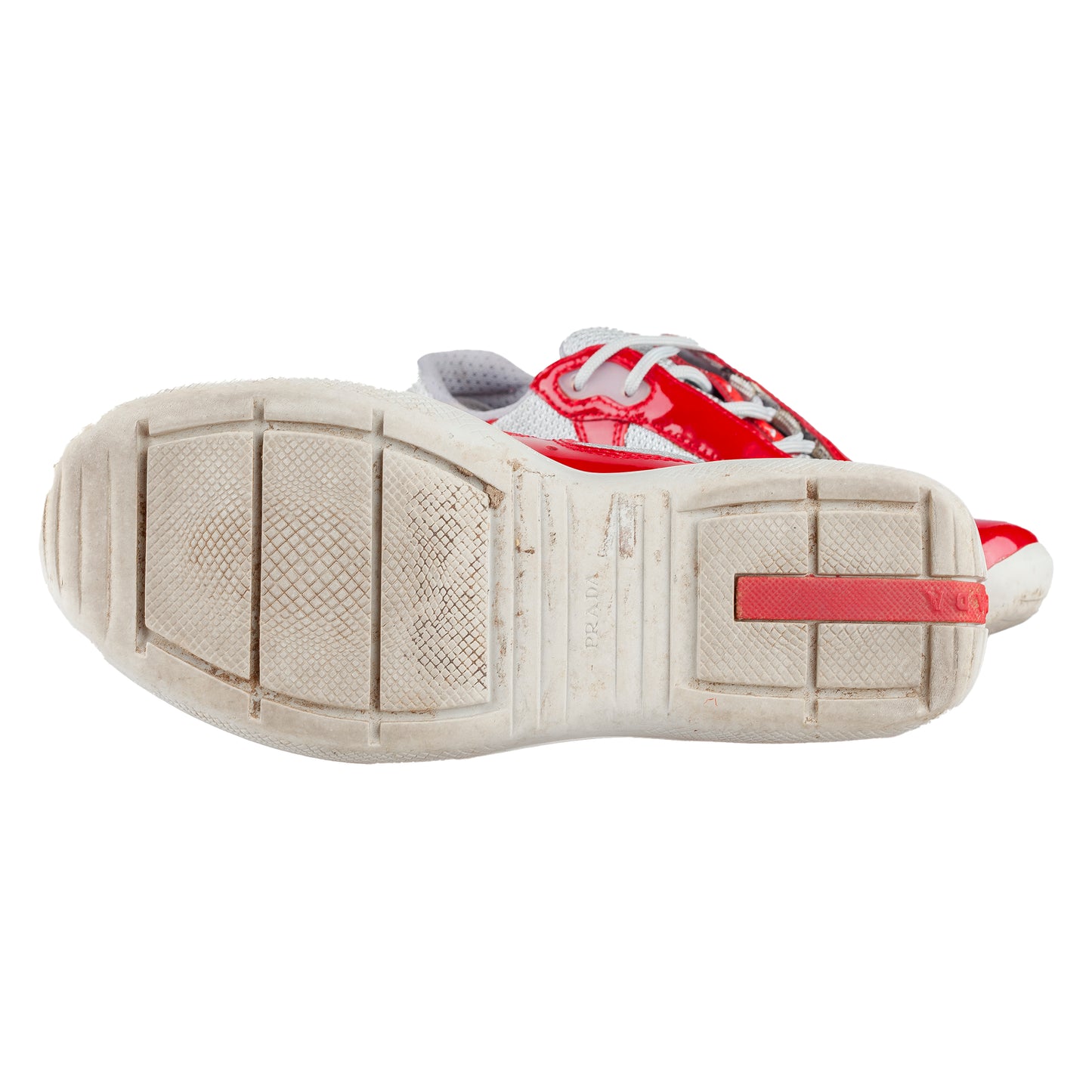 Prada America’s Cup Red Vintage Sneakers (35.5 IT / 36,5 EU)
