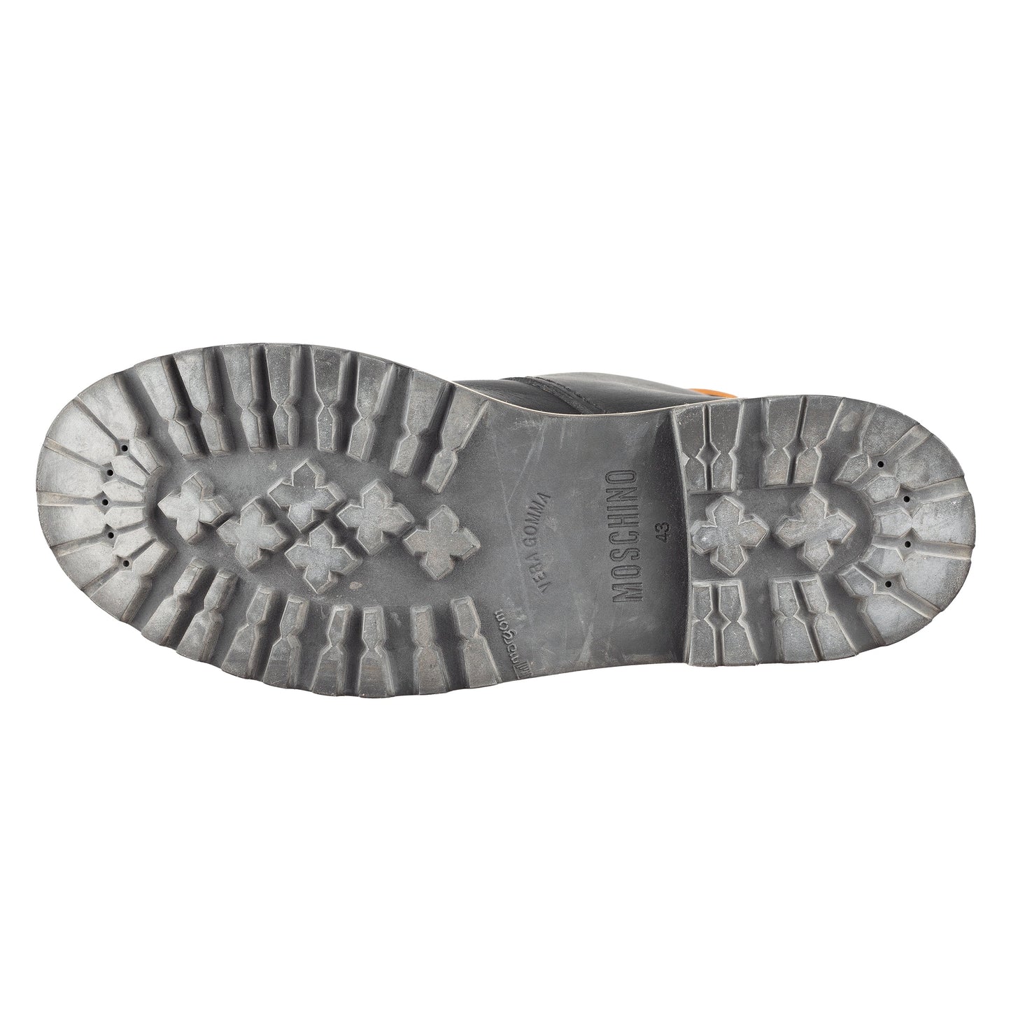 Moschino Black Leather Ski Buckle Boots (43 IT / 44 EU)