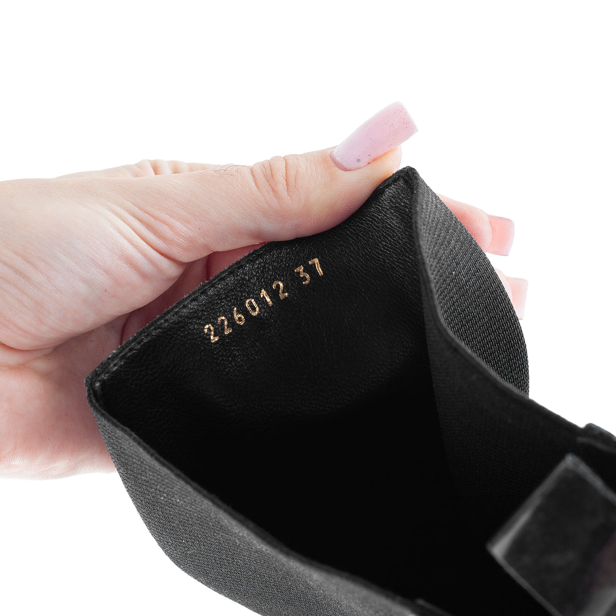 Gucci Black Leather Brogue Knee-High Boots