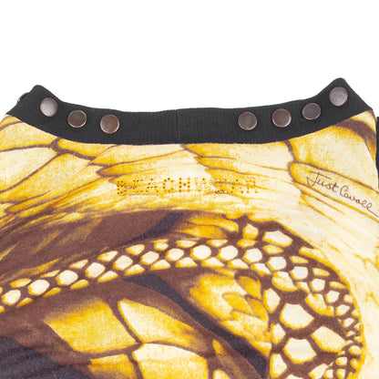 Just Cavalli Beachwear Butterfly Print Studded Vest Top