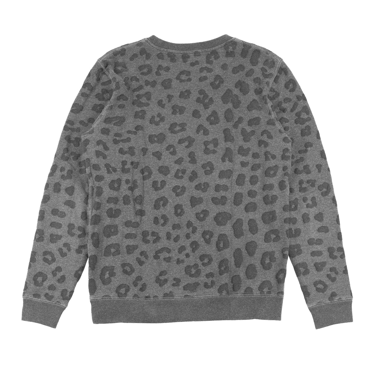Marc by Marc Jacobs Grey Leopard Print Cotton Sweatshirt