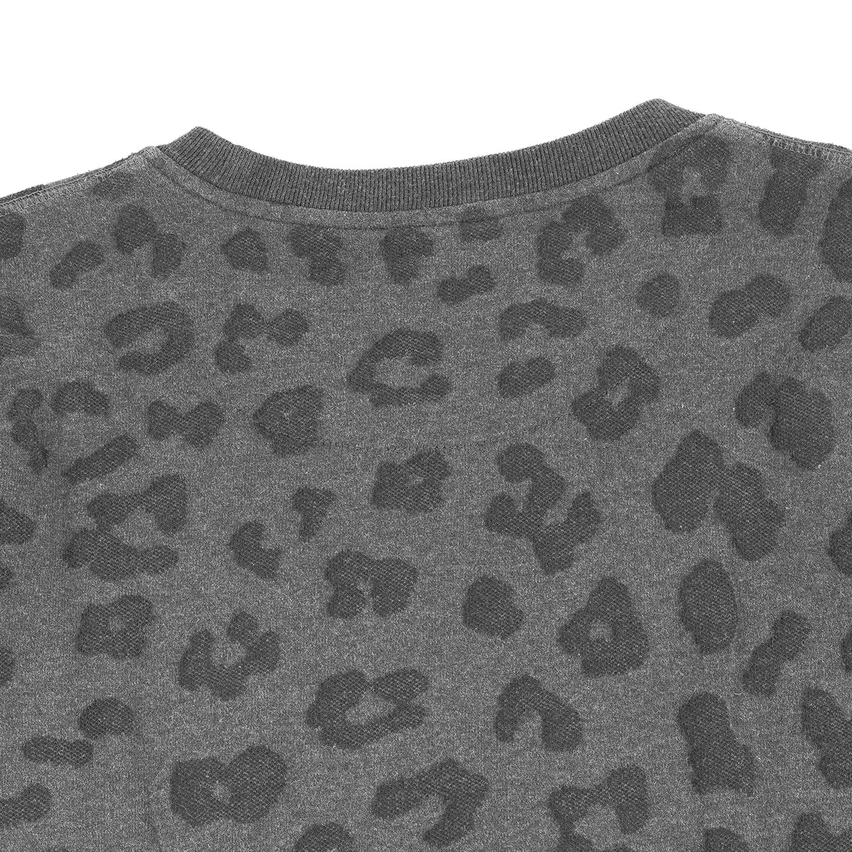 Marc by Marc Jacobs Grey Leopard Print Cotton Sweatshirt