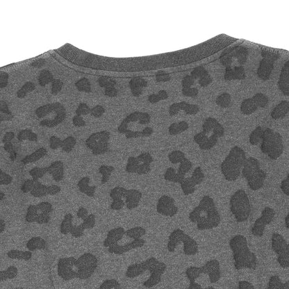 Marc by Marc Jacobs Grey Leopard Print Cotton Sweatshirt