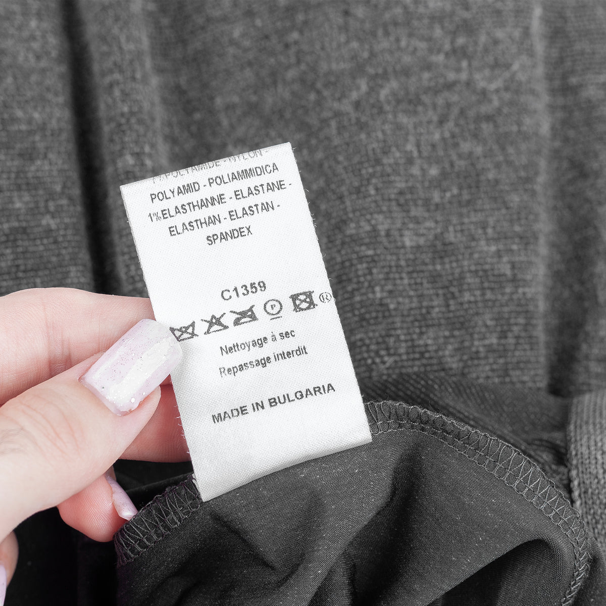Marithé François Girbaud Grey Asymmetric Ruffle Dress