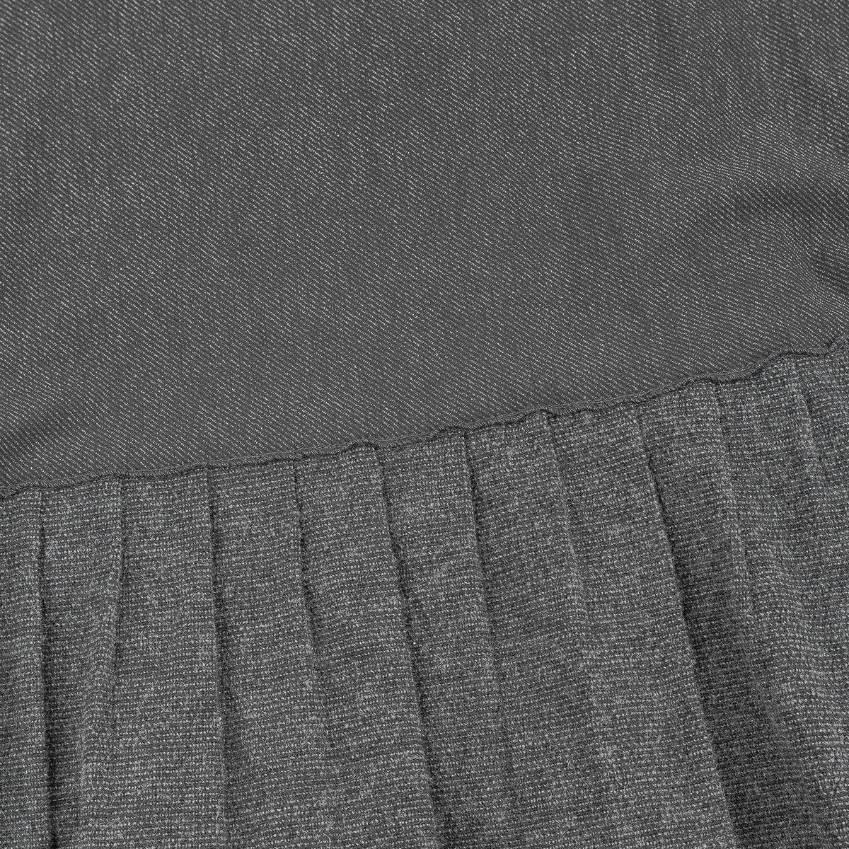Marithé François Girbaud Grey Asymmetric Ruffle Dress