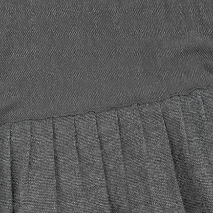 Marithé François Girbaud Grey Asymmetric Ruffle Dress