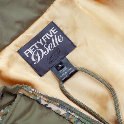 55DSL by Diesel Digital Camouflage Quilted Hooded Parka