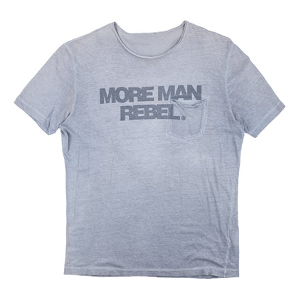 DSQUARED2 More Man Rebel Grey Graphic T-Shirt