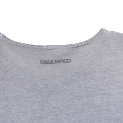DSQUARED2 More Man Rebel Grey Graphic T-Shirt