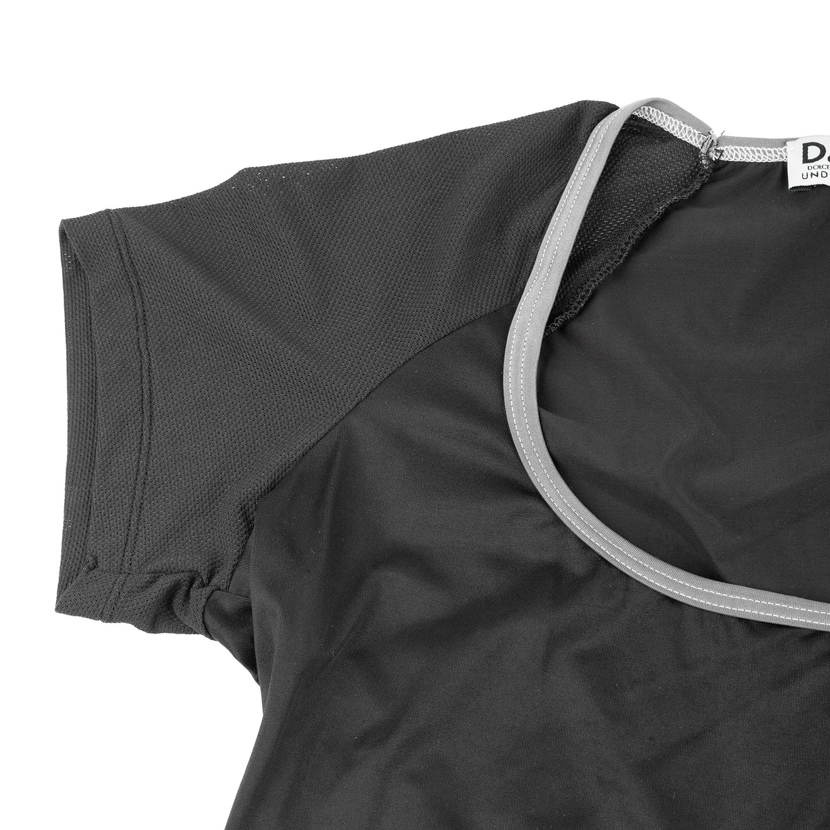 D&G Dolce & Gabbana Black & White Logo Sportswear Two-Piece Set