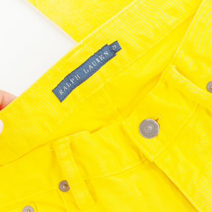 Ralph Lauren Yellow Big Pony Light Bootcut Jeans