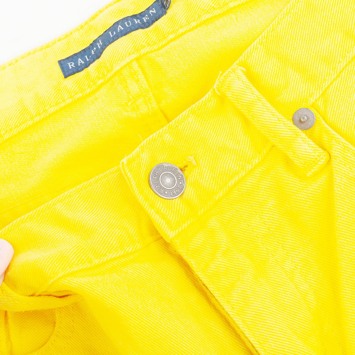 Ralph Lauren Yellow Big Pony Light Bootcut Jeans