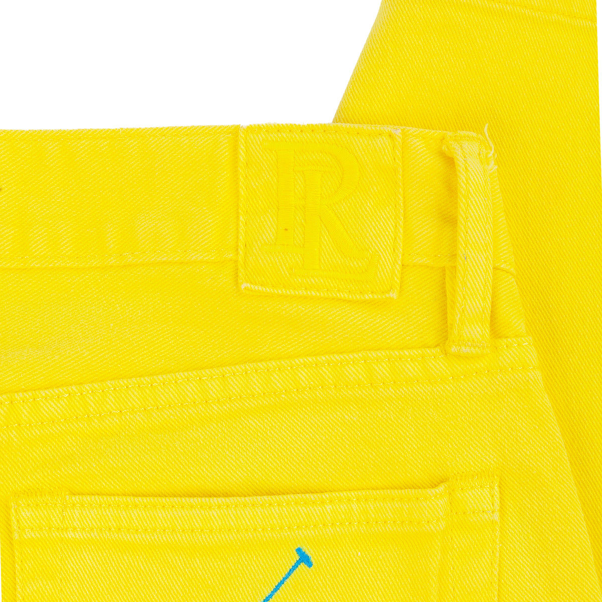Ralph Lauren Yellow Big Pony Light Bootcut Jeans