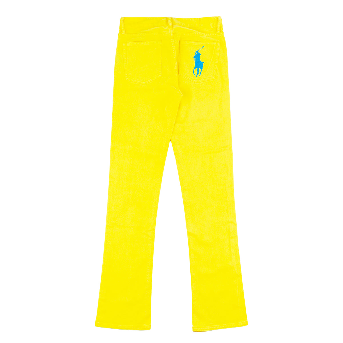 Ralph Lauren Yellow Big Pony Light Bootcut Jeans