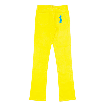 Ralph Lauren Yellow Big Pony Light Bootcut Jeans