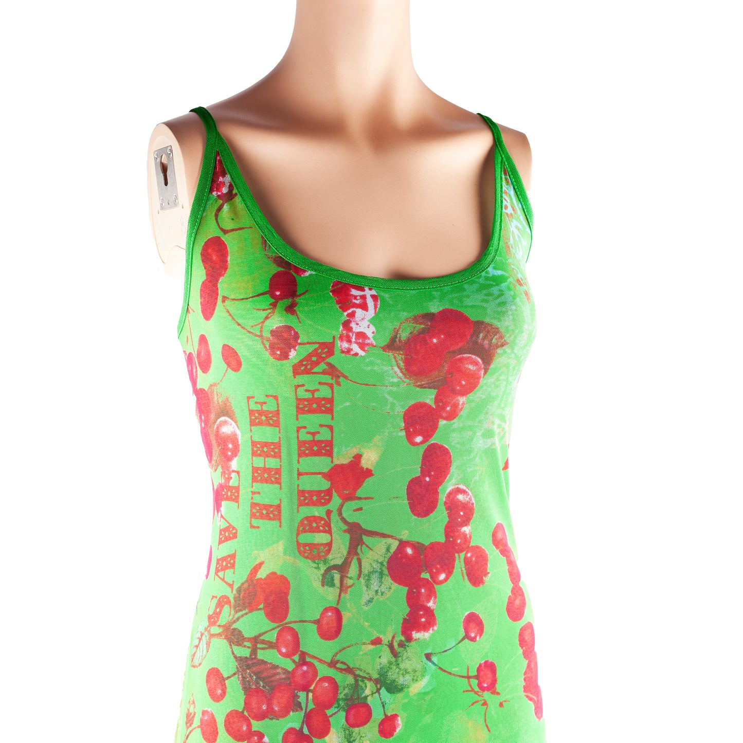 Save The Queen Green Floral Vintage Maxi Dress (XL)