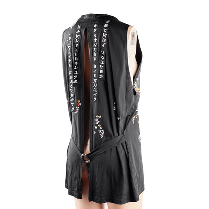 Diesel Oriental Print Black Printed Tank Top (XL)