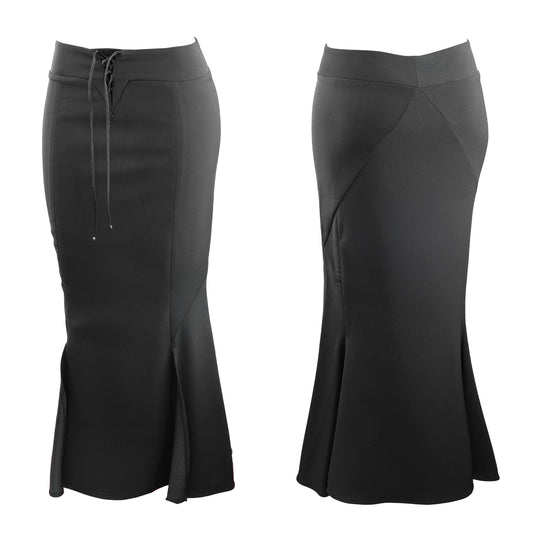 Versace Jeans Couture Vintage Black Corset Blazer Jacket & Skirt Set (S)