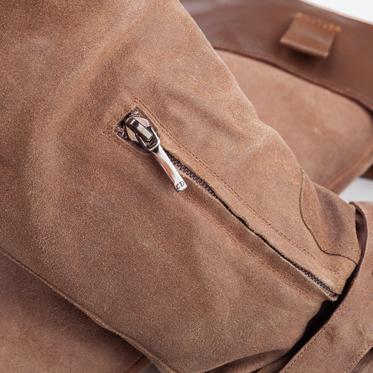 Christian Dior Vintage Musketeer Over The Knee Brown Leather Boots (37,5 EU)