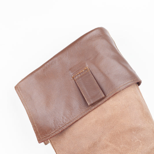 Christian Dior Vintage Musketeer Over The Knee Brown Leather Boots (37,5 EU)