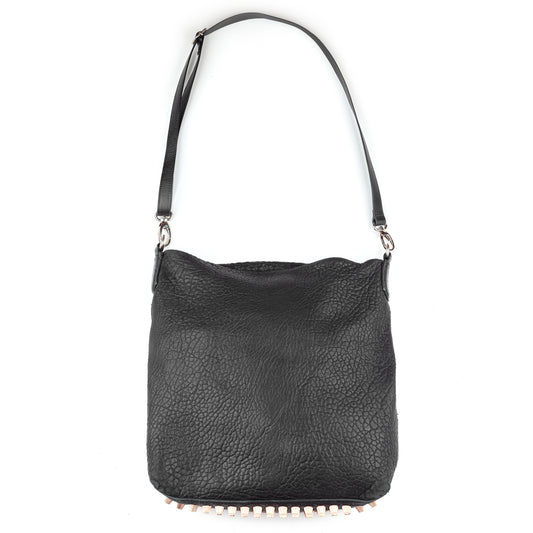 Alexander Wang Studded Black Leather Crossbody Bag