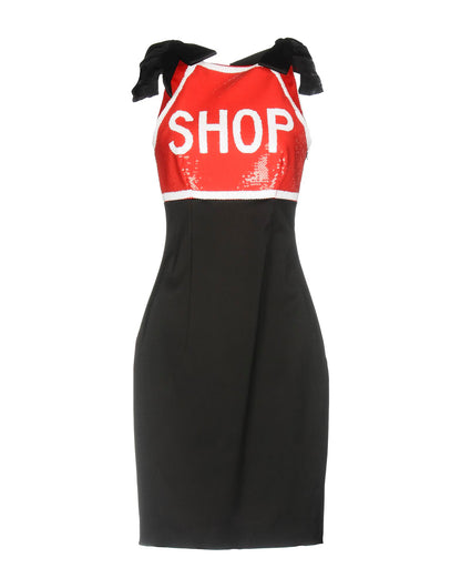 Moschino Couture SS 2016 'Shop' Sequin Midi Dress