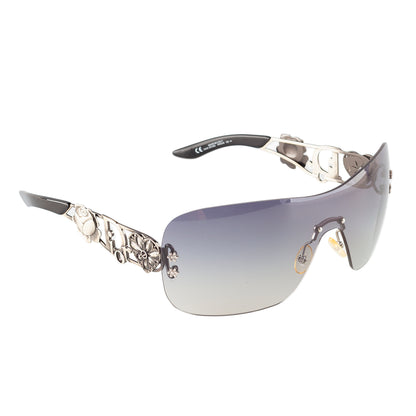 Christian Dior Dior Spuns Floral Logo Shield Sunglasses