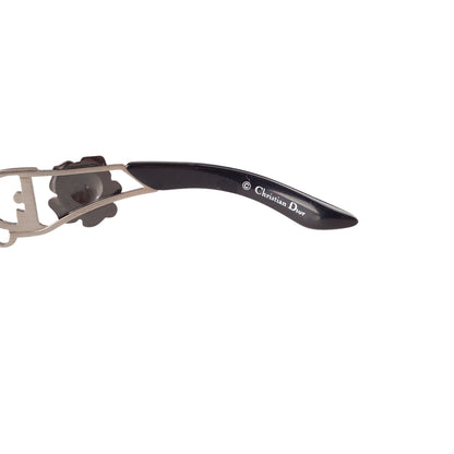 Christian Dior Dior Spuns Floral Logo Shield Sunglasses