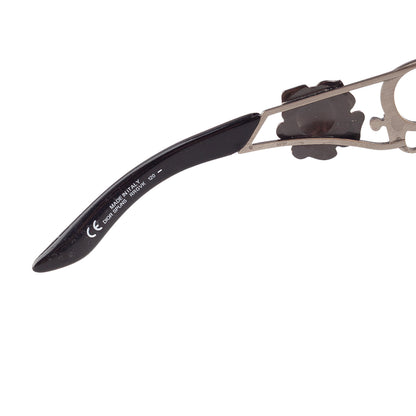 Christian Dior Dior Spuns Floral Logo Shield Sunglasses
