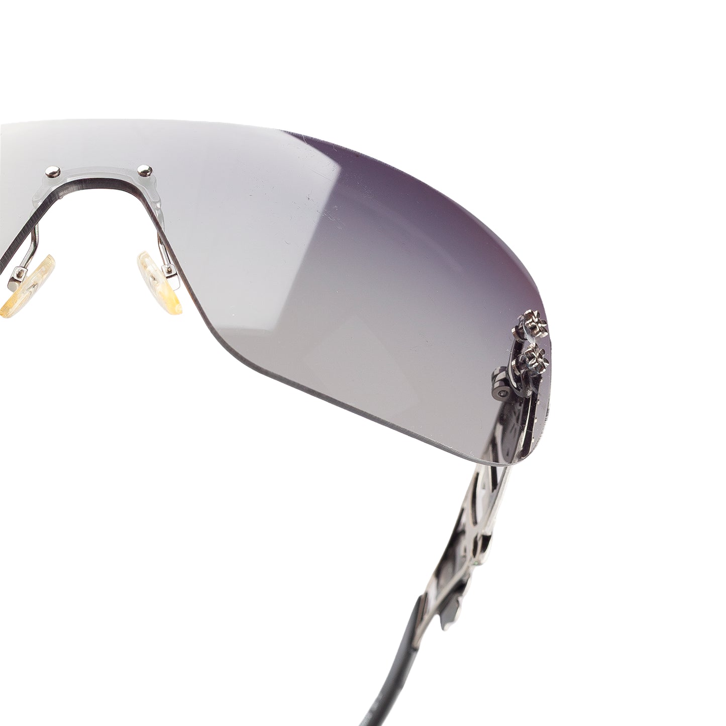 Christian Dior Dior Spuns Floral Logo Shield Sunglasses
