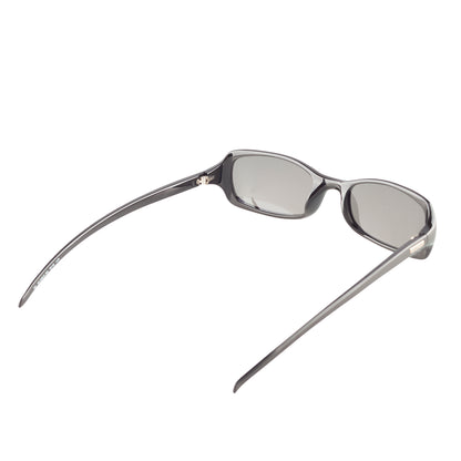 Gucci GG 2486/S 584 Black Rectangular Sunglasses