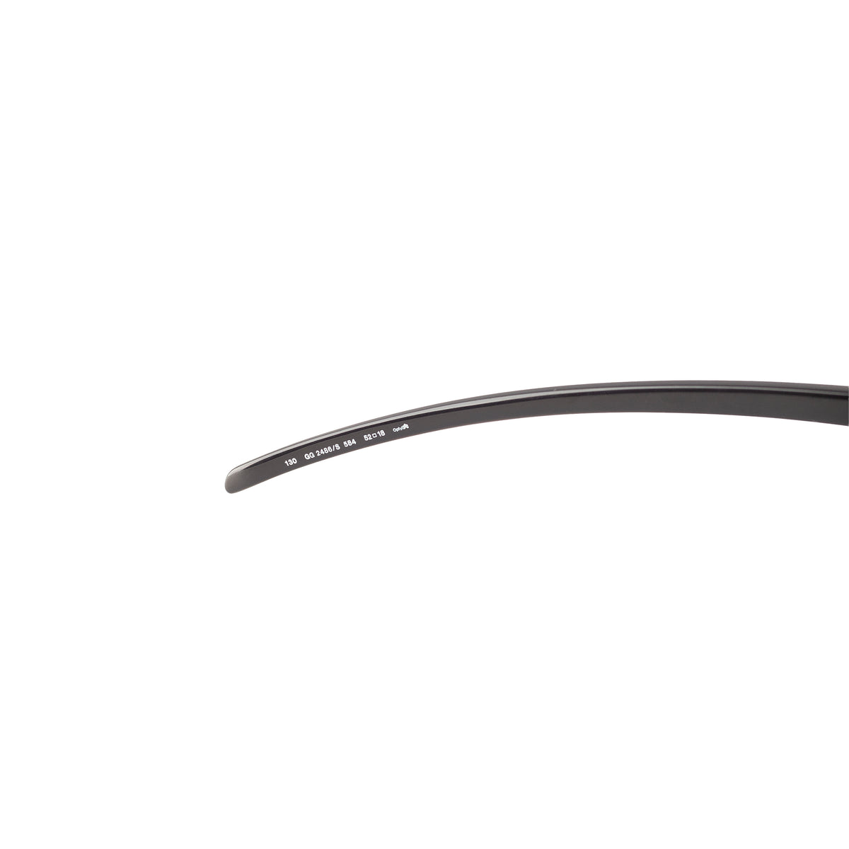 Gucci GG 2486/S 584 Black Rectangular Sunglasses