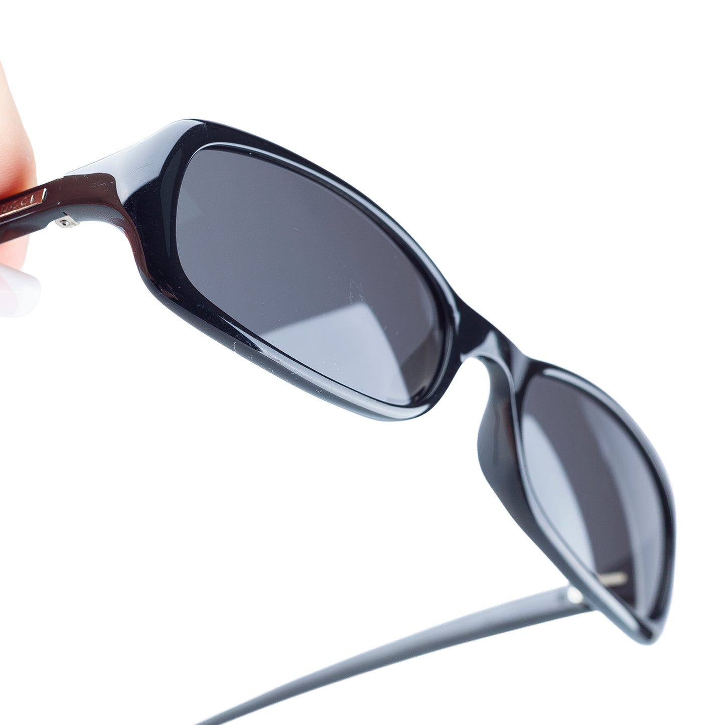 Gucci GG 2486/S 584 Black Rectangular Sunglasses