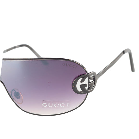 Gucci GG 2268 Purple Gradient Shield Sunglasses