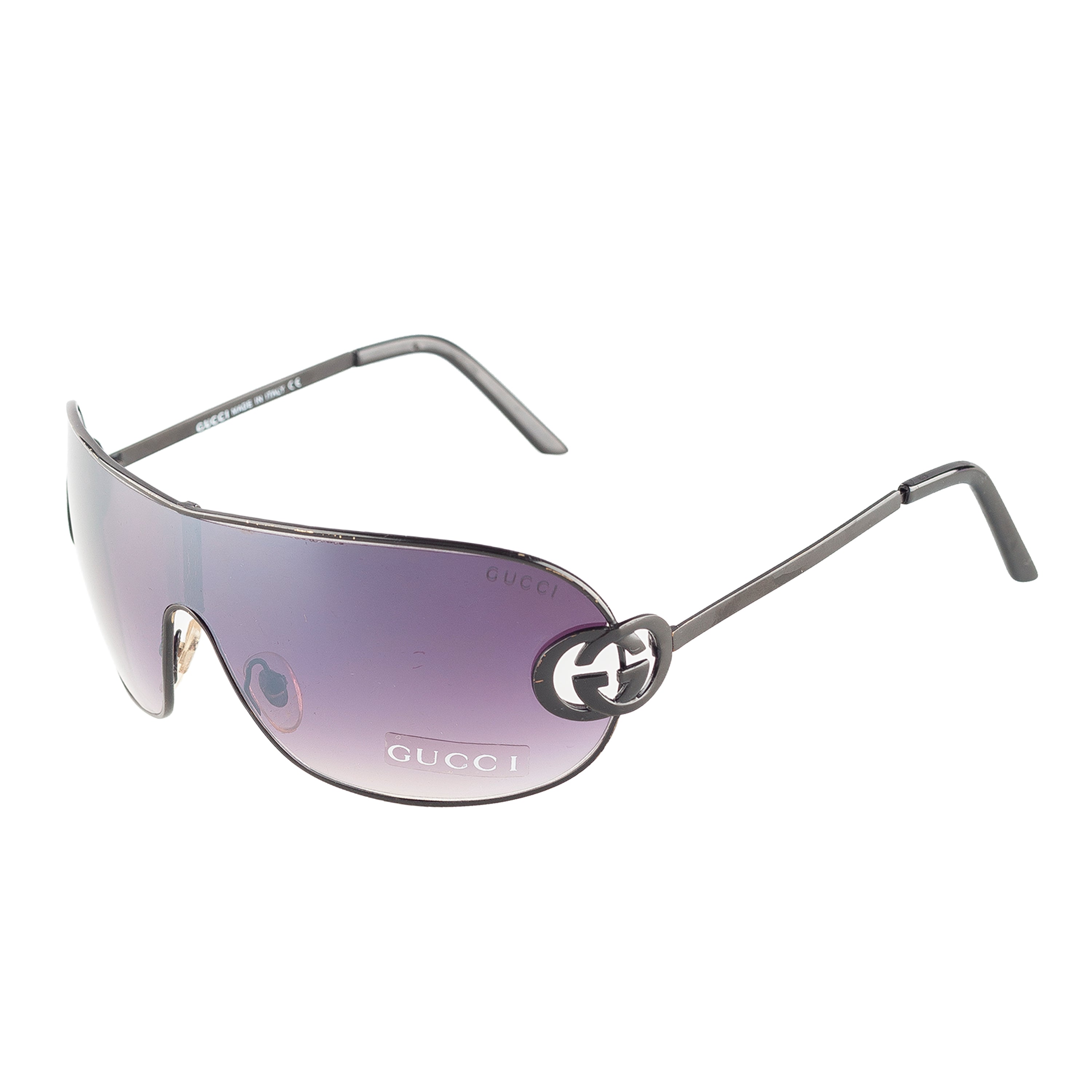 Gucci GG 2268 Purple Gradient Shield Sunglasses