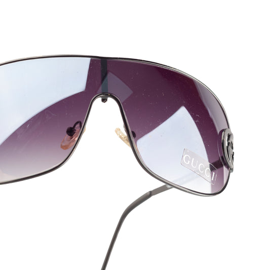 Gucci GG 2268 Purple Gradient Shield Sunglasses
