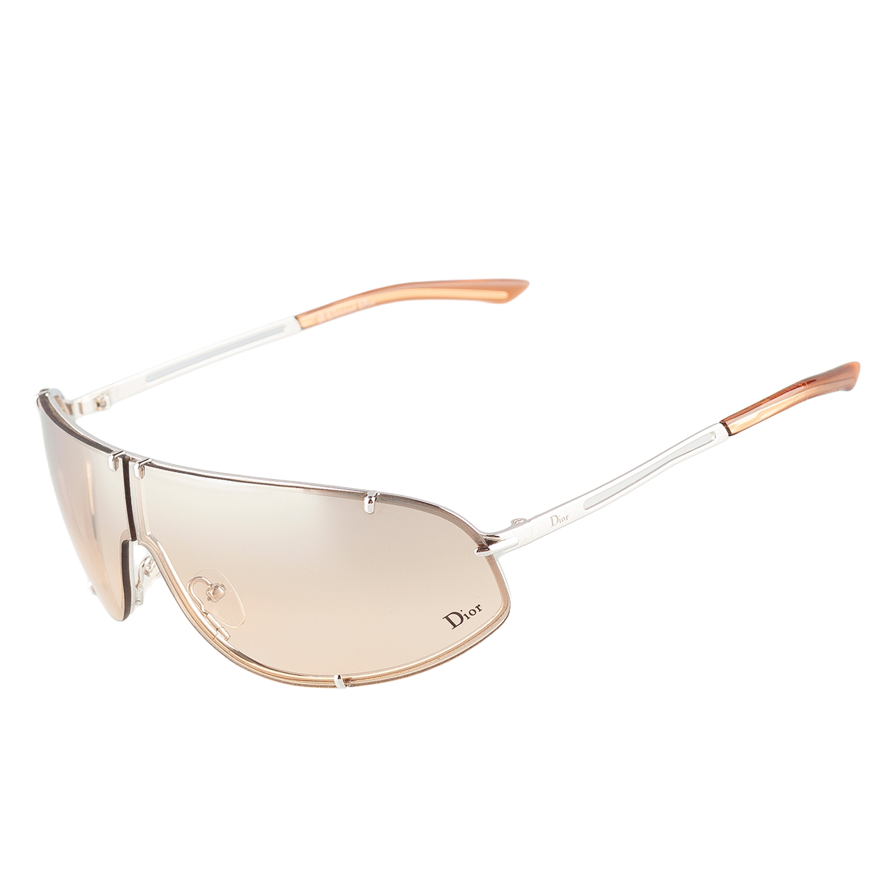 Christian Dior Cossack Champagne Shield Sunglasses